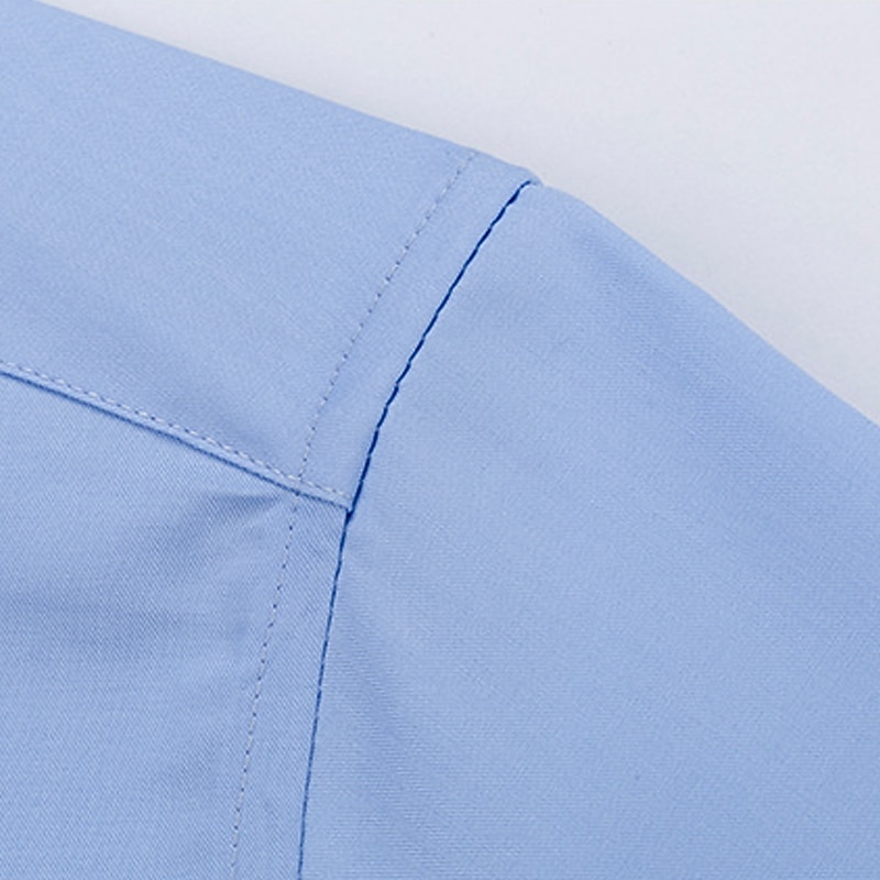 Men's Dress Shirt Button Up Shirt Plain Wedding Vacation Black White Light Green Wine Short Sleeves Turndown Summer Clothing Apparel4