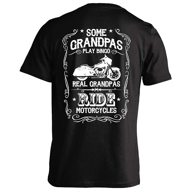 Men's Plus Size Big Tall T shirt Tee Tee Graphic Tee Crewneck Black White Dark Blue Short Sleeves Outdoor Going out Print Letter Clothing Apparel Cotton Blend Stylish Casual Tops4