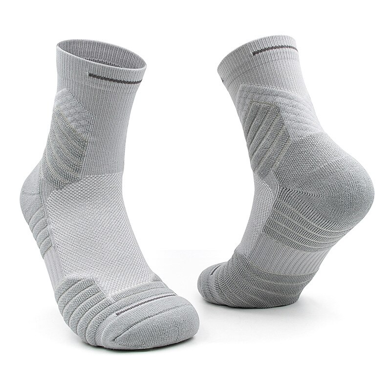 Men's 3 Pairs Sport Socks / Athletic Socks Crew Socks Black White Color Plain Casual Daily Medium Summer Spring Fall Stylish Traditional / Classic4