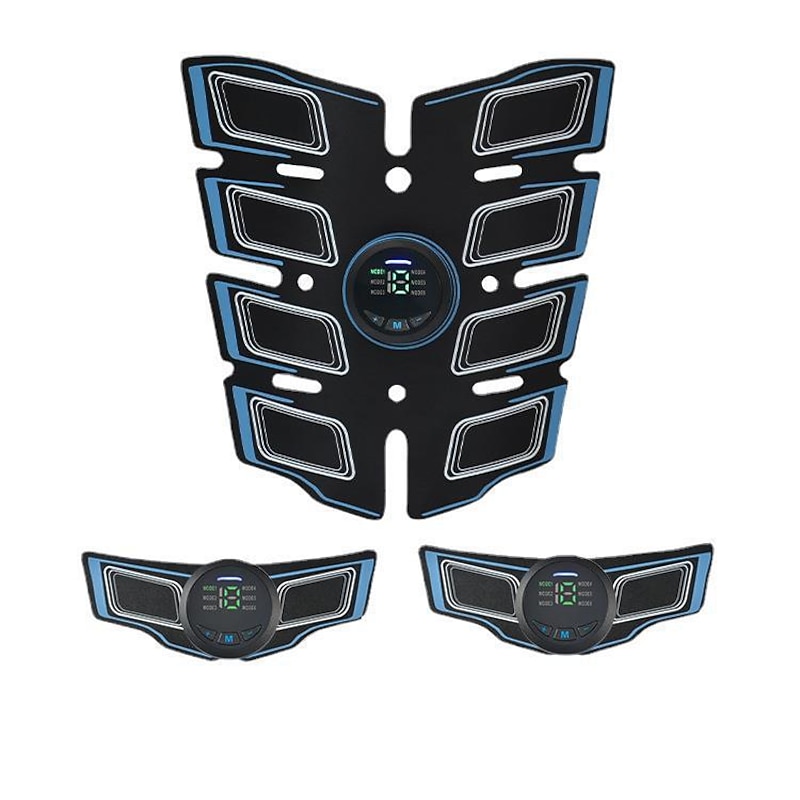 ABS StimulatorAb MachineAbdominal Toning Belt Workout Portable Ab Stimulator Home Office Fitness Workout Equipment for Abdomen2