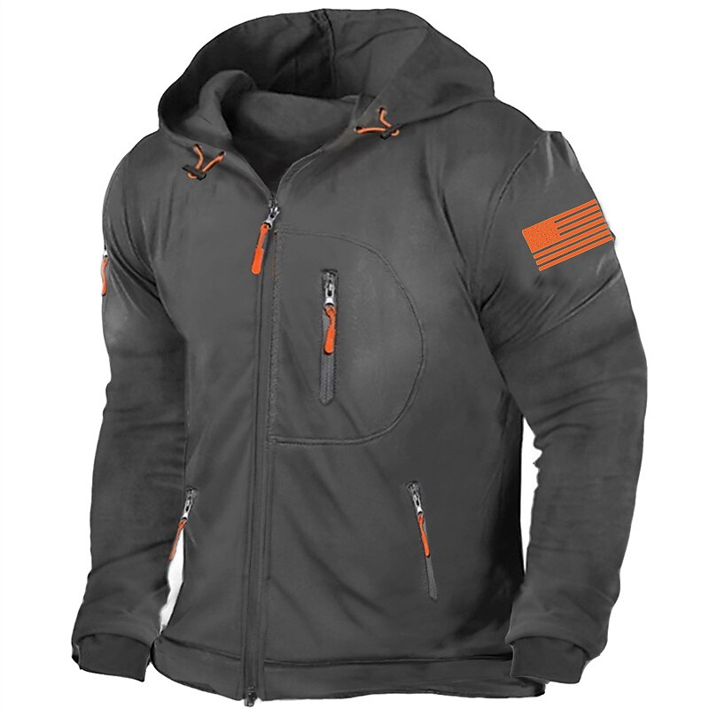 Men's Plain Long Sleeve Sweatshirts  Hooded Streetwear Basic Sports & Outdoor Sports Fall Winter Black Wine Navy Blue Clothing Apparel Designer Hot Stamping S M L XL XXL 3XL2