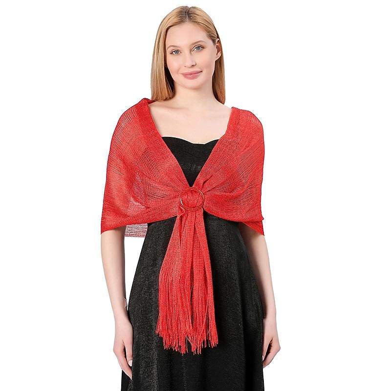 Women's Shrug Elegant Shrugs Vintage Style Solid Color Open Front Half Sleeve Knit Formal Party Work Silver Light Pink Summer Spring 12