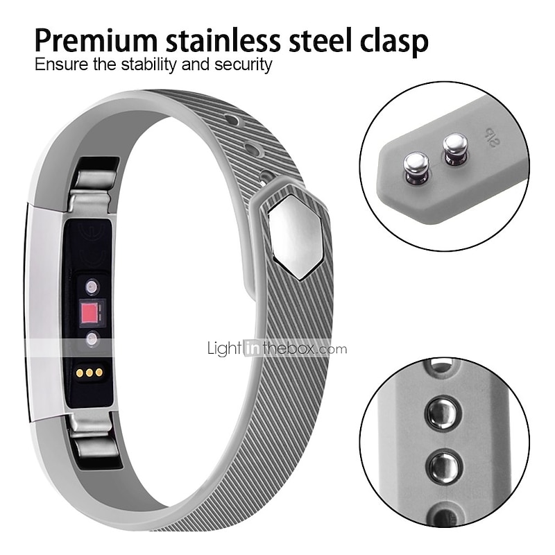 Watch Band for Fitbit Alta HR Fitbit Ace Fitbit Alta Silicone Replacement  Strap Soft Breathable Sport Band Wristband3