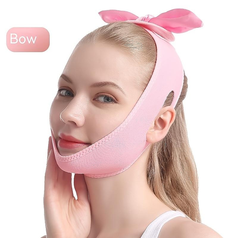 Reusable Double Chin Reducer, V Shaped Lifting Firming Face Mask, Smooth Wrinkle Face Mask,Chin Up Mask, Face Lifting Belt3