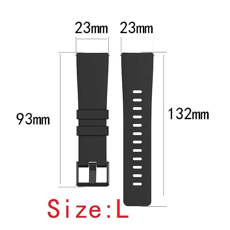 Smart Watch Band for Fitbit Versa, Versa 2 /Versa Lite /Versa SE Soft Silicone Smartwatch Strap Women Adjustable Elastic Sport Band Replacement Wristband Men Women (Without Tracker)3