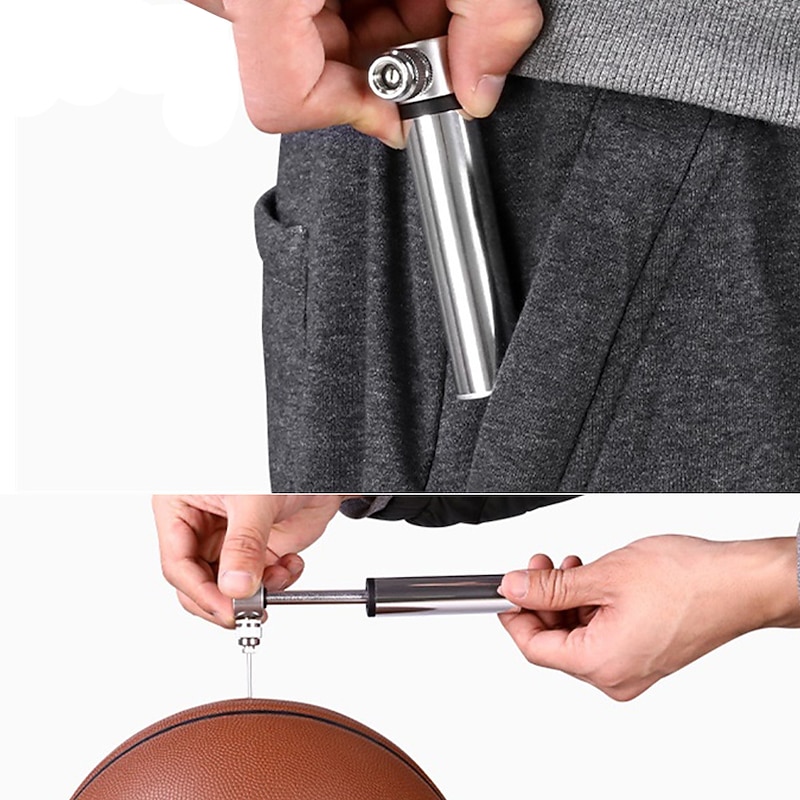 Portable Pocket Bike-Pump 120 PSI High Pressure Mini Bike Pump Fits Presta/Schrader Valve Ultralight Bicycle Tire Pump Bikes Repair Kit Stonego Cycling Accessories for Road Mountain Outdoor Sports3