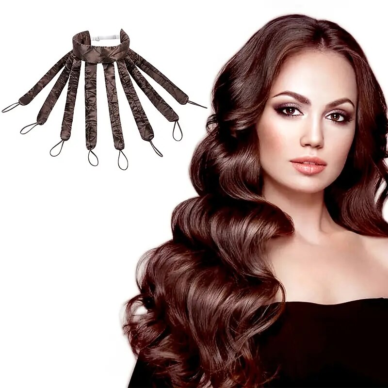 1 Piece Octopus Curling Iron Sleep Curling Bar Headband Heatless Curls Headband Satin Heatless Hair Curler Overnight Hair Curlers To Sleep In No Heat Curlers For Long And Short Hair2