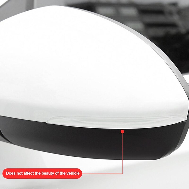 StarFire 4PCS / Set Universal Scrape Guard Bumper Guards Car Door Edge Protector Rearview Mirror Protection Sticker Protective Strip4