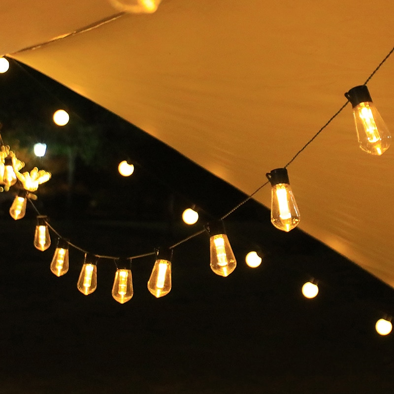 Solar Bulb Fairy String Lights 7M 30LEDs Outdoor Waterproof Garden Lights Christmas Wedding Party Outdoor Camping Patio Balcony Decoration Atmosphere Landscape Lights4