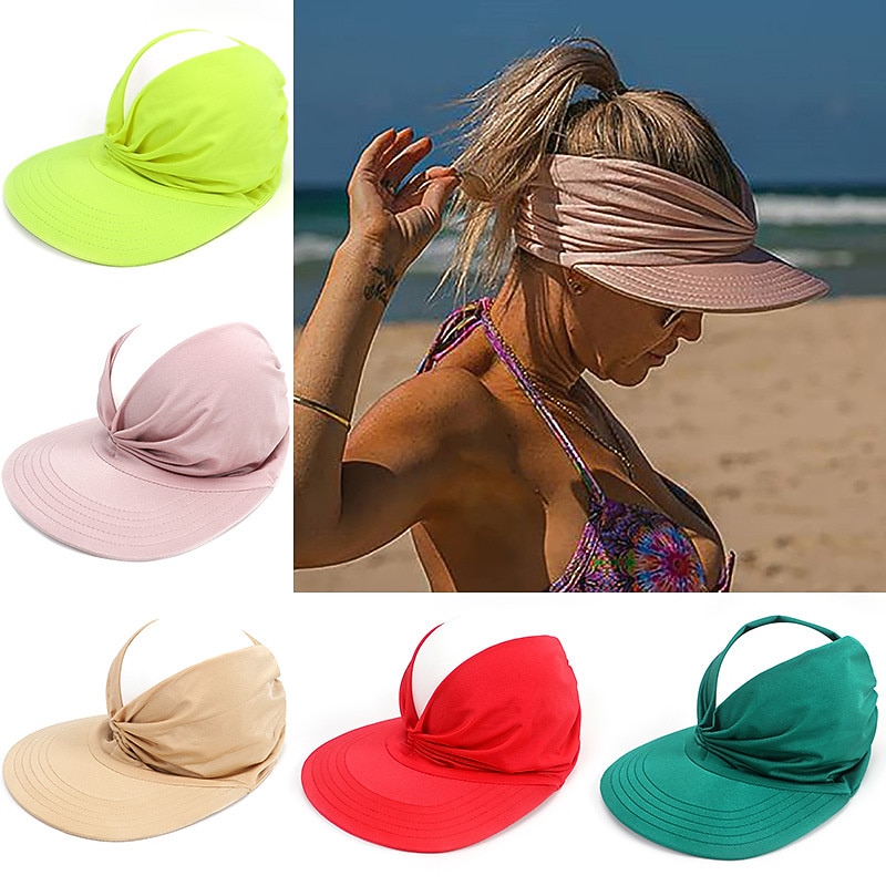 Spring And Summer New Hat Female Sun Visor Baseball Cap Female Anti-ultraviolet Personality Adult Empty Top Hat