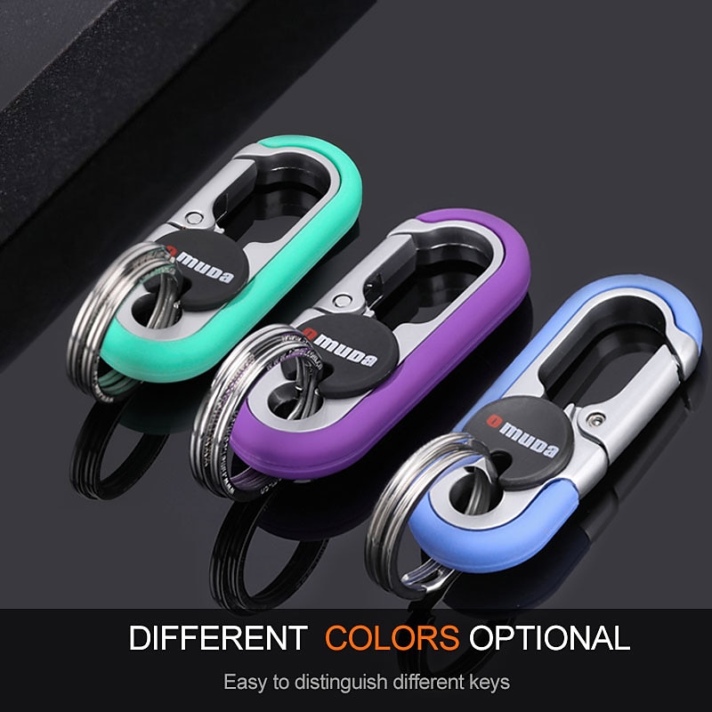 Car Key Chain - Creative High-Grade Metal Alloy Key Ring, Men's Waist Hanging Key Pendant for Car Accessories3