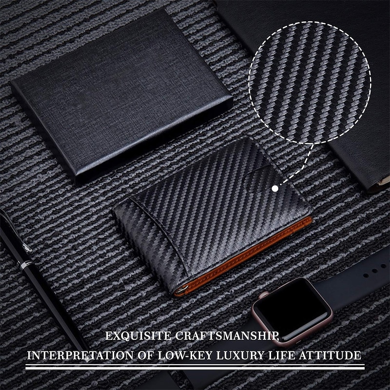Fold RFID Blocking Wallet With Money Clip,Minimalism Credit Card Holder For Men And Women4