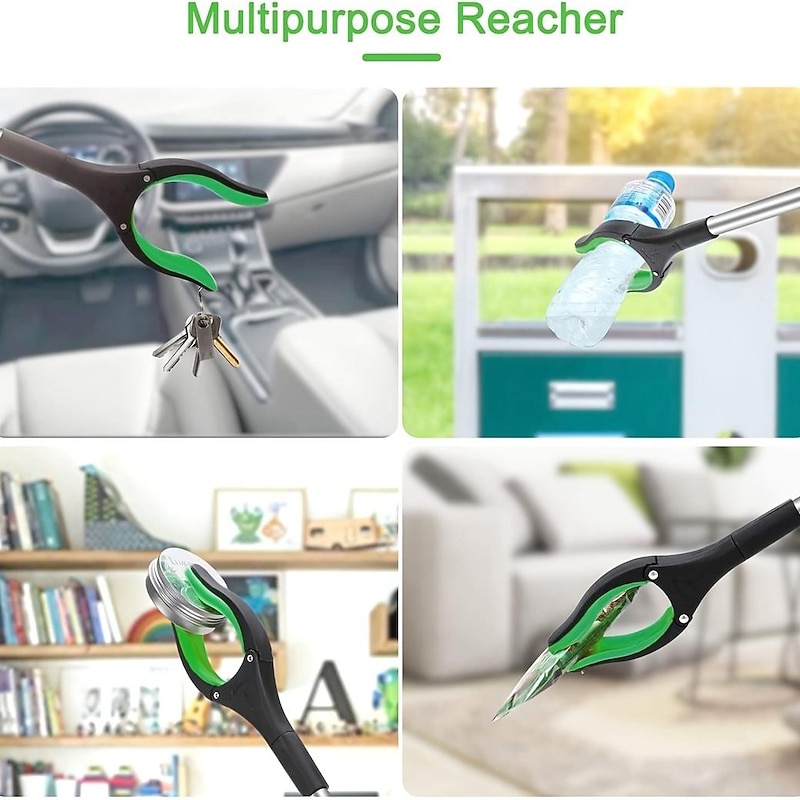 Grabber Reacher Tool for Elderly, 32" Foldable Picker Upper Grabber, Long Handy Mobility Aids, Reaching Tool for Trash Claw Pick Up Stick, Litter Picker, Arm Extension2