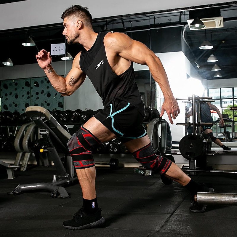 1 Pack Copper Knee Brace Compression Sleeves - Upgrade Support for Knee Pain Running Weightlifting Workout Injury Recovery Arthritis Meniscus Tears ACL Joint Pain Relif4