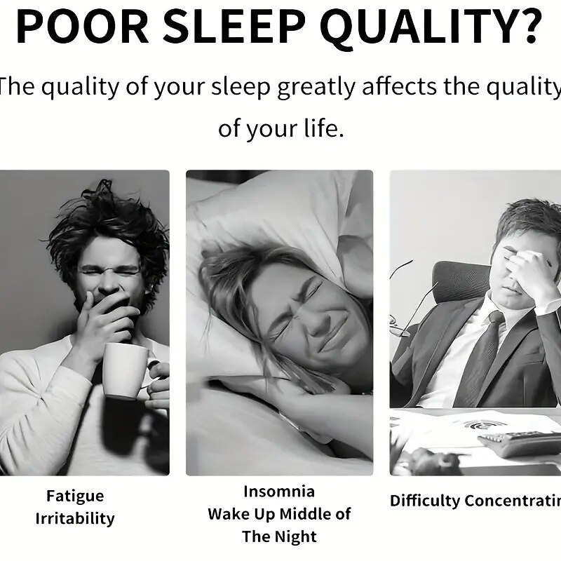 Sleep Aid Machine for Insomnia Sleep Holding Sleep Aid Instrument Pressure Relief Sleep Device Hypnosis InstrumentRechargeable Sleeping Machine with Micro-Current for Fast Asleep2