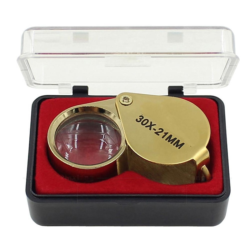 Pocket Jewellers Glass Magnifying Magnifier Jewelry Loupe