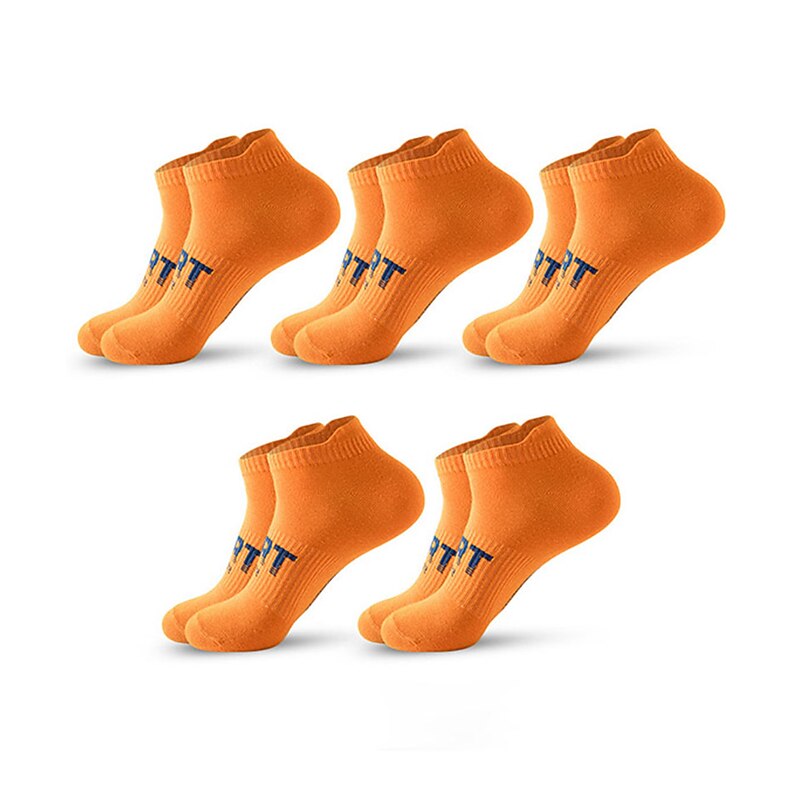 Men's 5 Pairs Socks Ankle Socks Sport Socks / Athletic Socks Low Cut Socks Black White Color Plain Casual Daily Basic Medium Summer Spring Fall Stylish Traditional / Classic3