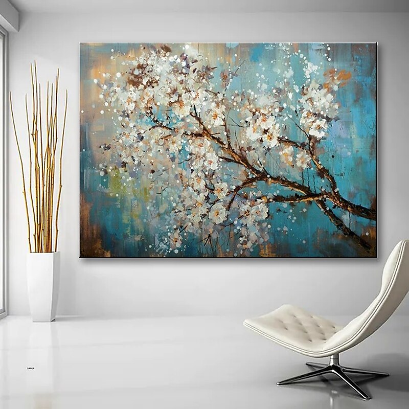 Oil Painting Handmade Hand Painted Wall Art Flower Blossom Tree Home Decoration Décor Rolled Canvas No Frame Unstretched3