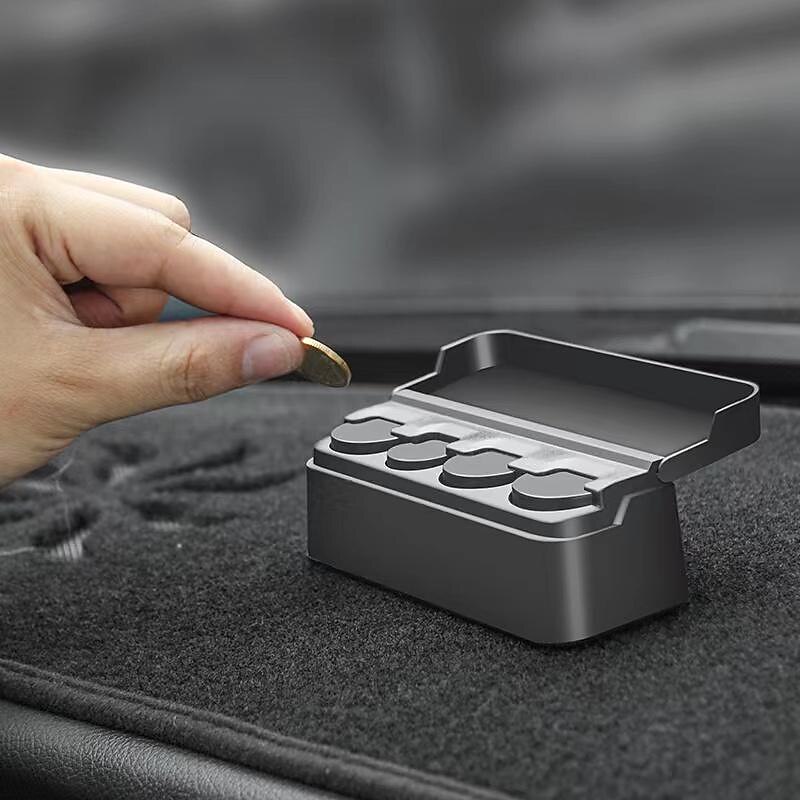 Car Coin Box Folding Creative Mini Change Organizing Storage Box3