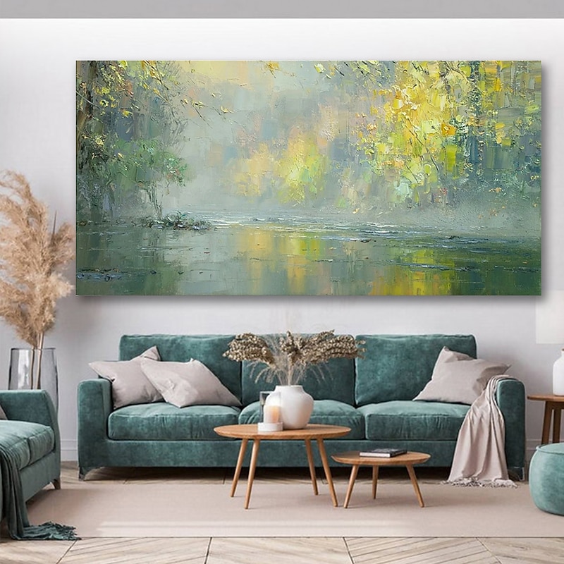 Oil Painting Handmade Hand Painted Wall Art Impression Landscape Home Decoration Decor Stretched Frame Ready to Hang4