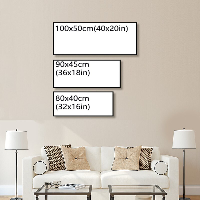 Oil Painting Handmade Hand Painted Wall Art Abstract Red Flowers Canvas Painting Home Decoration Decor Stretched Frame Ready to Hang2