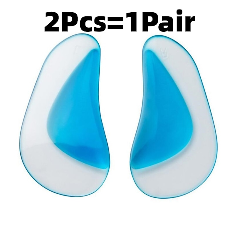 2Pcs/pair Professional Arch Orthotic Support Insole Foot Plate Flatfoot Corrector Shoe Cushion Foot Care Insert Insoles Silicone Gel3
