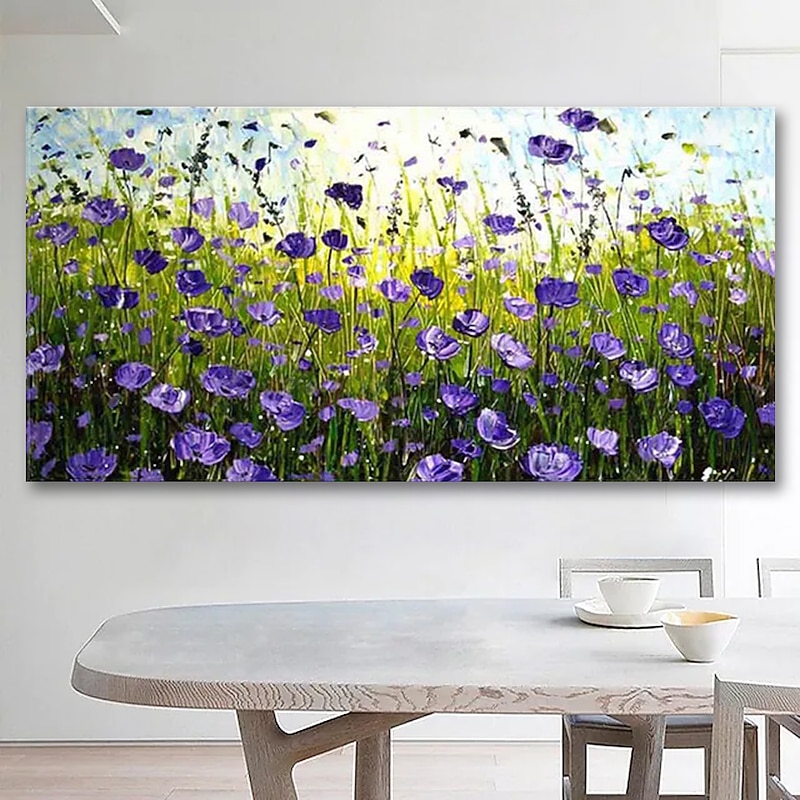Oil Painting Hand Painted Abstract  Flower Landscape Living Room Decoration On The Wall Art for Home Decoration Rolled Canvas No Frame Unstretched