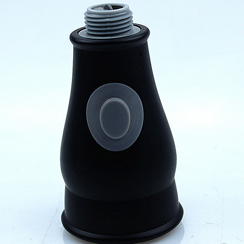 Kitchen Faucet Head Replacement Black Chrome Brushed, Pull Out Faucet Sprayer Head Nozzle Attachment Fittings Accessories, Aeration Spray Splash-proof Spout Adapter4