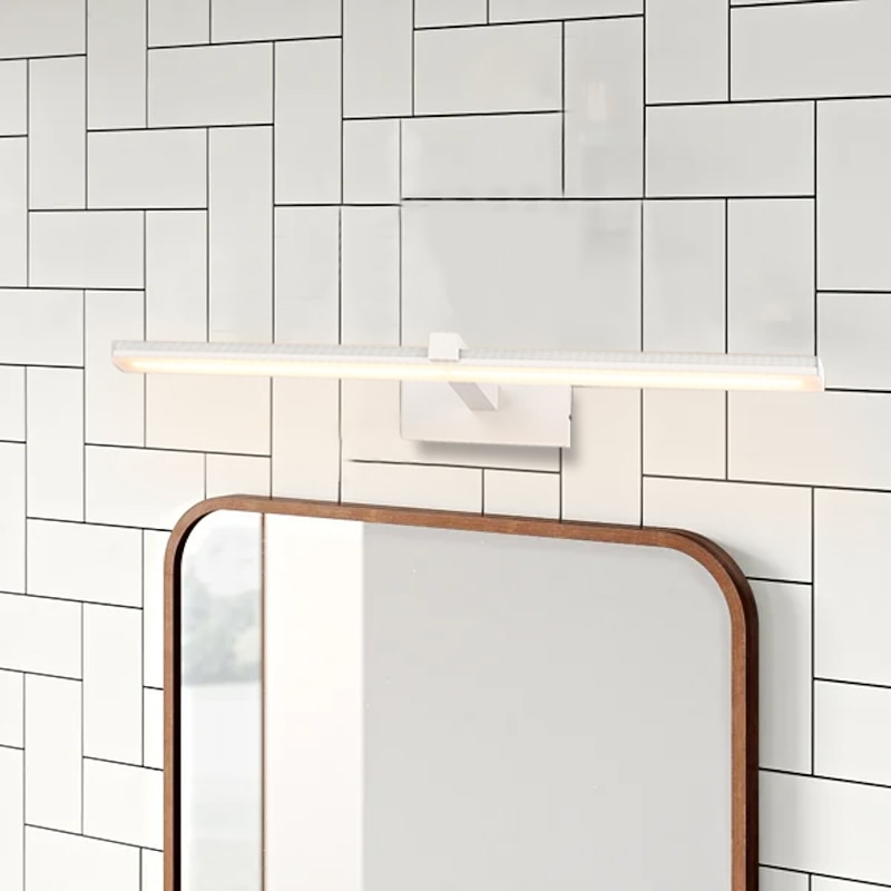 Bath Mirror Lamps LED Mirror Front Light 24" IP20 7W Bathroom Mirror Headlights, Led Mirror Light Waterproof Fog Dressing Light Wall Lighting White Light 110-240V3