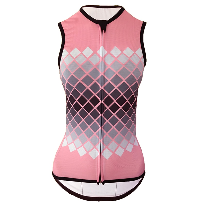 Women's Cycling Vest Cycling Jersey Gradient Sleeveless Bike Vest / Gilet Jersey Top with 3 Rear Pockets Mountain Bike MTB Road Bike Cycling Quick Dry Back Pocket Moisture Wicking Breathable Sports