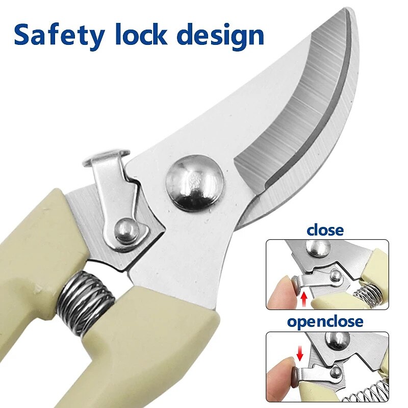 Pruning Garden Scissors Professional Garden Trimmer Orchard Scissors Hand Tools Bonsai Gardening Chopper Pruning Scissors4