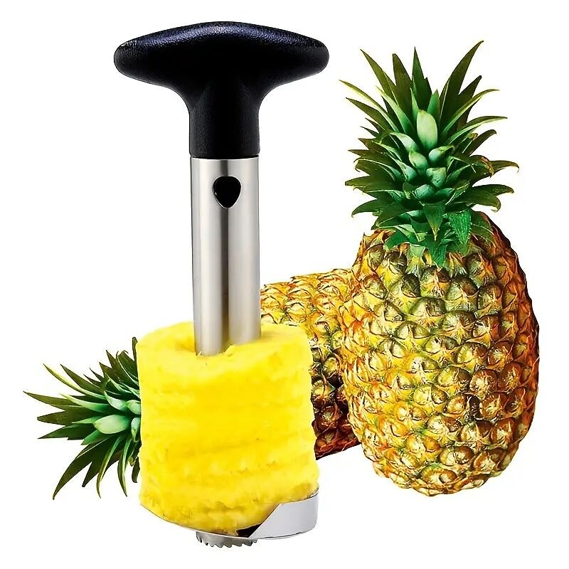 Stainless Steel Pineapple Corer Peeler Cutter Easy Fruit Parer Cutting Tool Home Kitchen Western Restaurant Accessories4