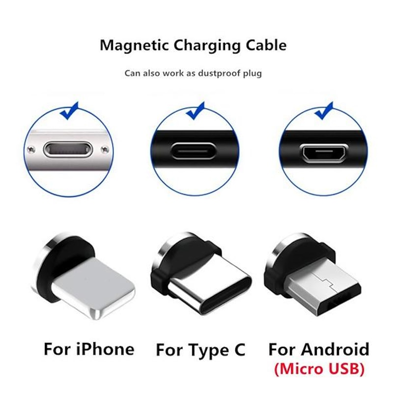 5A Data USB Cable for iPhone Fast Charger Charging Cable For Android phone type c xiaomi huawei Samsung Charger Wire For iPad2