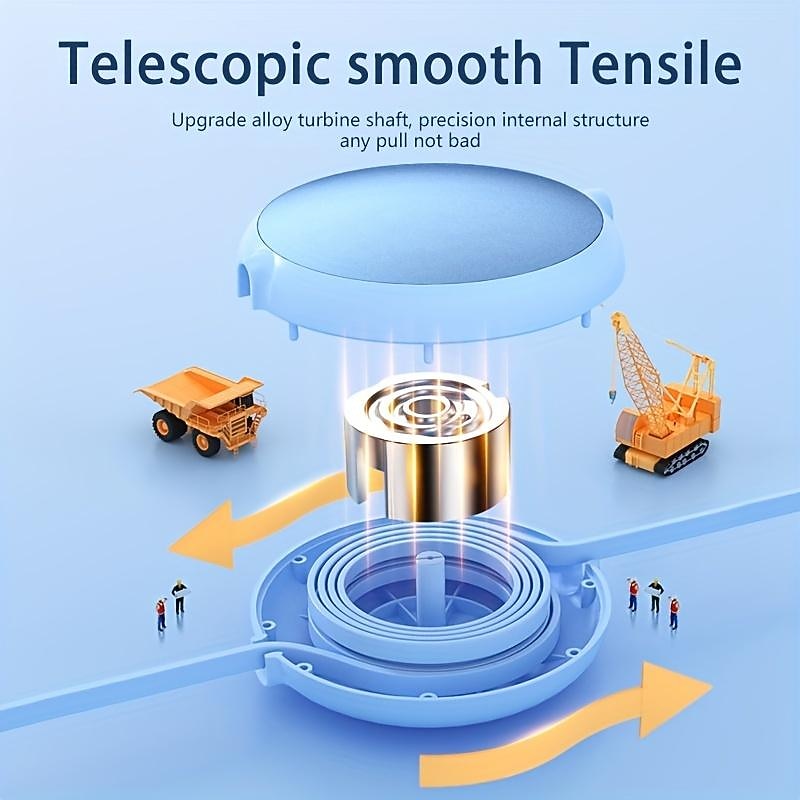 100W Super Fast Charge 3-in-1 Retractable Charging Cable For Apple Android Type-C USB Charge Car Multifunctional Mobile Phone Electronic Accessories3