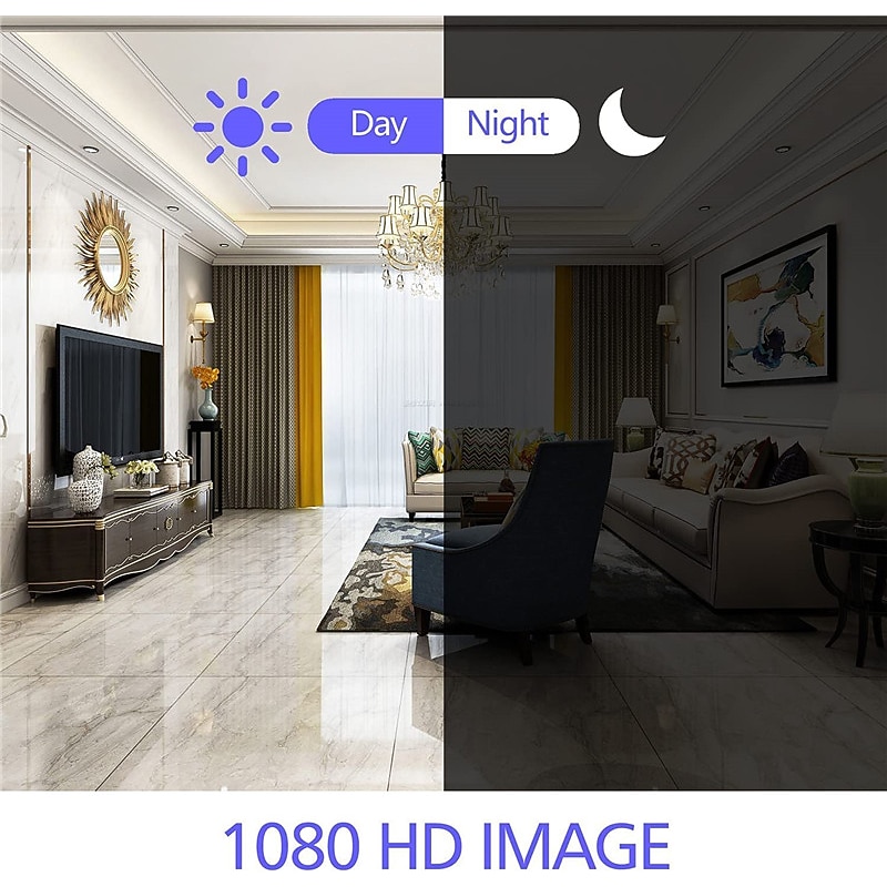 Mini Camera WiFi Wireless IP Cameras for Home Security Surveillance with Video 1080P Small Portable Nanny Cam with Phone App Motion Detection Night Vision for Indoor Outdoor Small Camera3