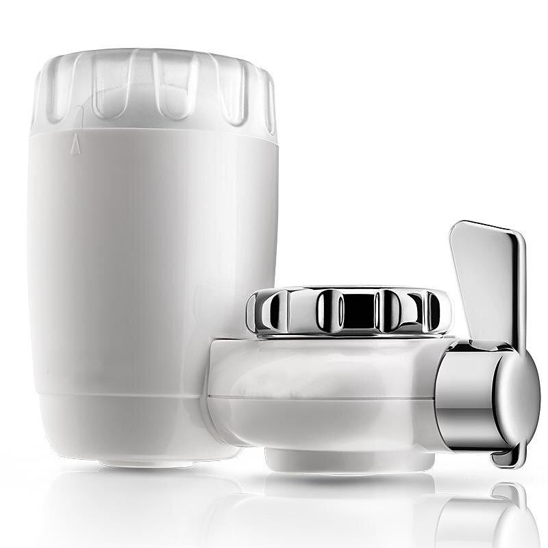 4 Stage Faucet Water Filter System Replacement Ceramic Filter, Faucet Water Filtration System, Tap Water Filter Sprayer Head Nozzle, Reduces Chlorine, Heavy Metals and Bad Taste4