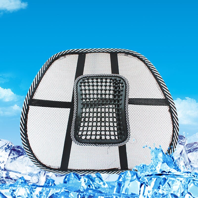 Car Seat Lumbar Support Cushion Summer Breathable Massage Cushion Mesh For Car / Truck / Office / Home4