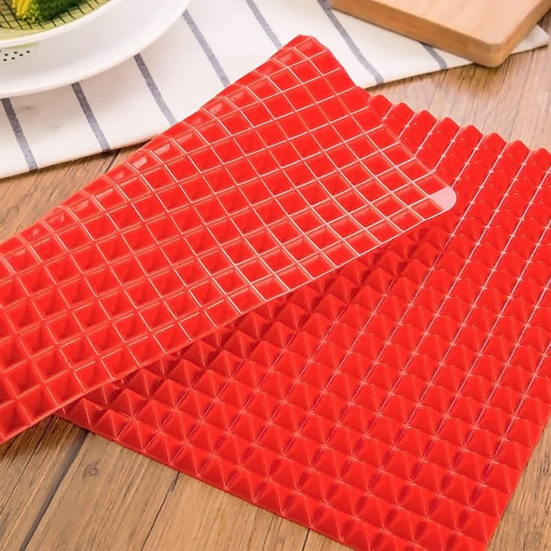 Pyramid Bakeware Pan 4 Nonstick Silicone Baking Mats Pads Moulds Cooking Mat Oven Baking Tray Sheet Kitchen Tools2