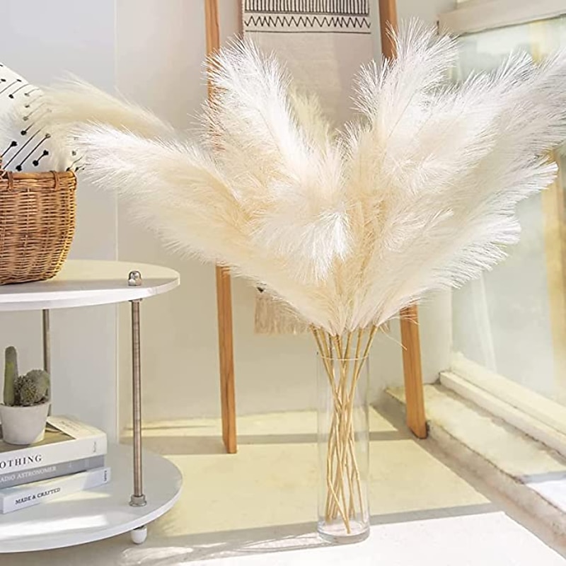 5pcs Wedding Mini Pampas Reed Grass INS Wind Simulated Flower Factory Home Decoration Wholesale Artificial Flowers