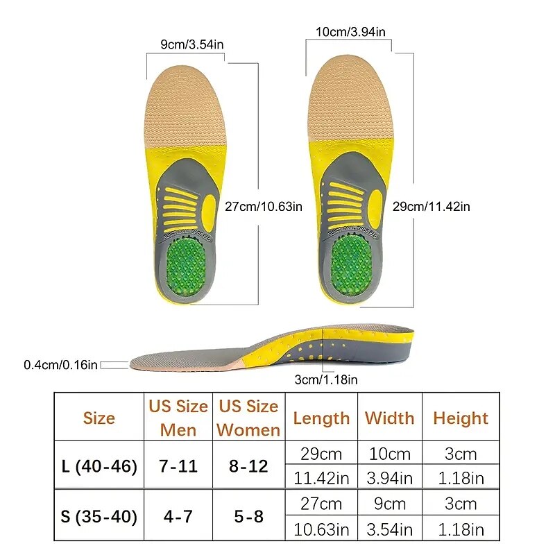 Hard But Helpful 1pair EVA TPE Orthotics Insoles For Flat Feet Arch Support Correction Foot Care For Orthopedic Insoles Shoes Inserts2