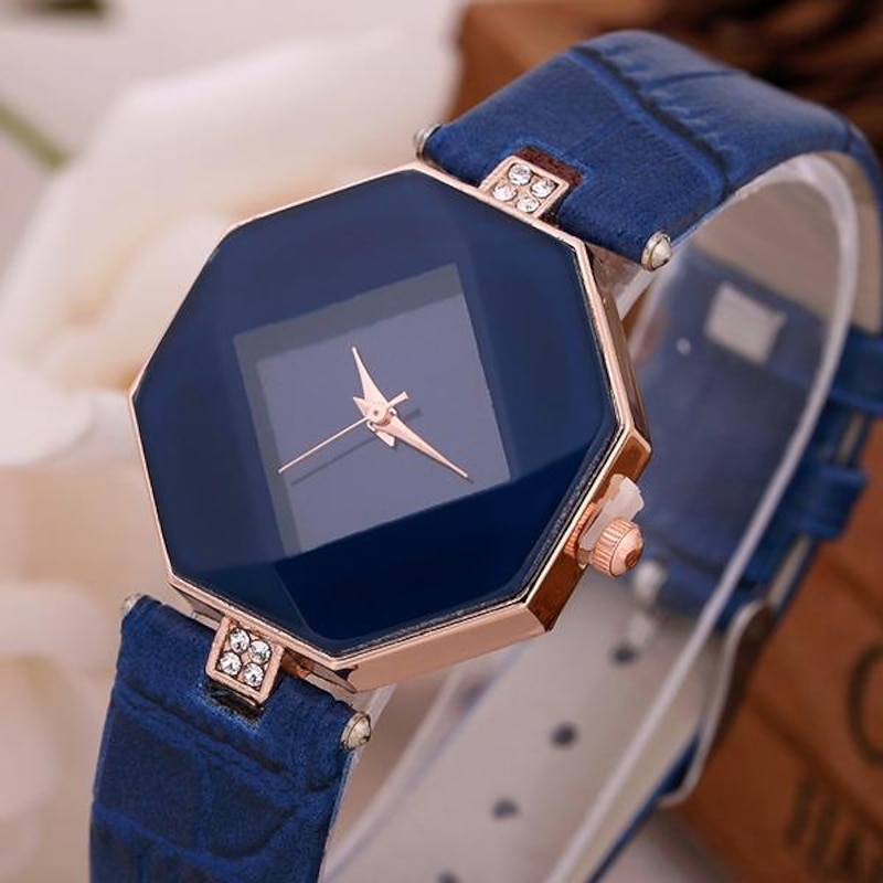 Quartz Watch New Ladies Leather Strap Luxury Casual Fashion Relogio Feminino Relojes Mujer Wristwatch Quartz Watch3
