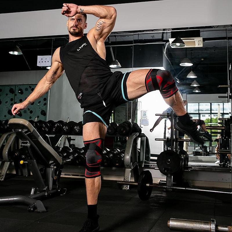 1 Pack Copper Knee Brace Compression Sleeves - Upgrade Support for Knee Pain Running Weightlifting Workout Injury Recovery Arthritis Meniscus Tears ACL Joint Pain Relif3