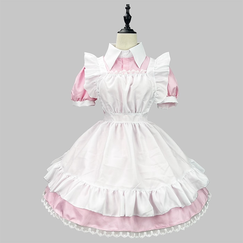 Cosplay Maid Costume Anime Dress Outfits Vacation Dress Cosplay Suits Masquerade Costume For Women's Adults'