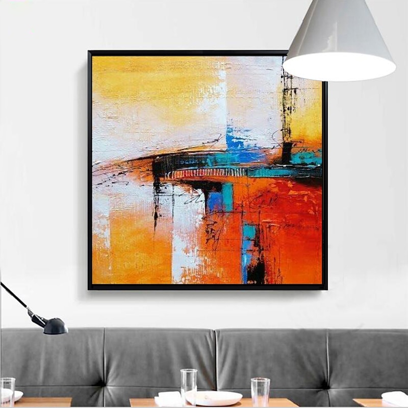 Mintura Handmade Oil Paintings On Canvas Wall Art Decoration Modern Abstract Picture For Home Decor Rolled Frameless Unstretched Painting