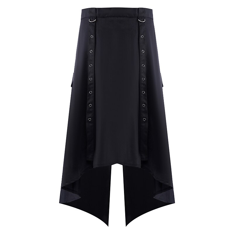 Retro Vintage Punk & Gothic Medieval Skirt Pants Vampire Fancy Dress Men's Steampunk Masquerade Party Adults' Skirts3