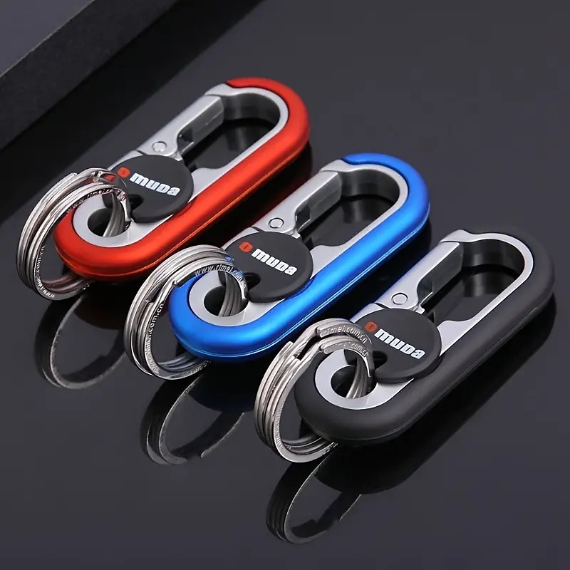 Car Key Chain - Creative High-Grade Metal Alloy Key Ring, Men's Waist Hanging Key Pendant for Car Accessories2