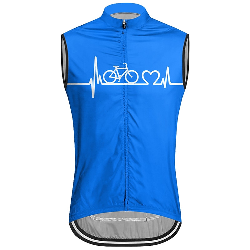 Men's Cycling Vest Cycling Jersey Graphic Letter & Number Funny Sleeveless Bike Vest / Gilet Jersey Top with 3 Rear Pockets Mountain Bike MTB Road Bike Cycling Quick Dry Back Pocket Moisture Wicking4