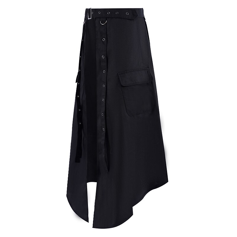 Retro Vintage Punk & Gothic Medieval Skirt Pants Vampire Fancy Dress Men's Steampunk Masquerade Party Adults' Skirts2
