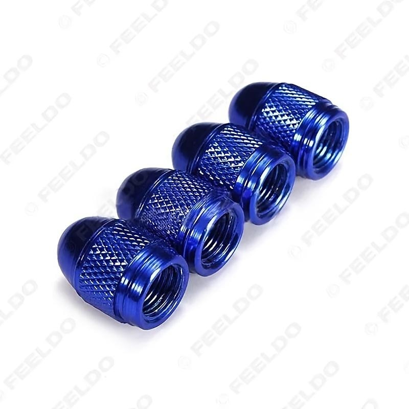 StarFire 4PCS Universal Aluminum Tire Valves Caps Dust Cap  Stem Cover Stem Caps  For Car Truck Bike Decorations Accessories4