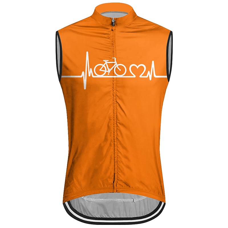 Men's Cycling Vest Cycling Jersey Graphic Letter & Number Funny Sleeveless Bike Vest / Gilet Jersey Top with 3 Rear Pockets Mountain Bike MTB Road Bike Cycling Quick Dry Back Pocket Moisture Wicking2